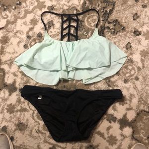 Victoria’s Secret Flounce Top and Knockout Bottom